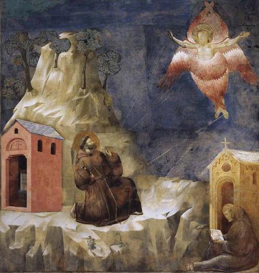 GIOTTO di Bondone Stigmatization of St Francis Norge oil painting art